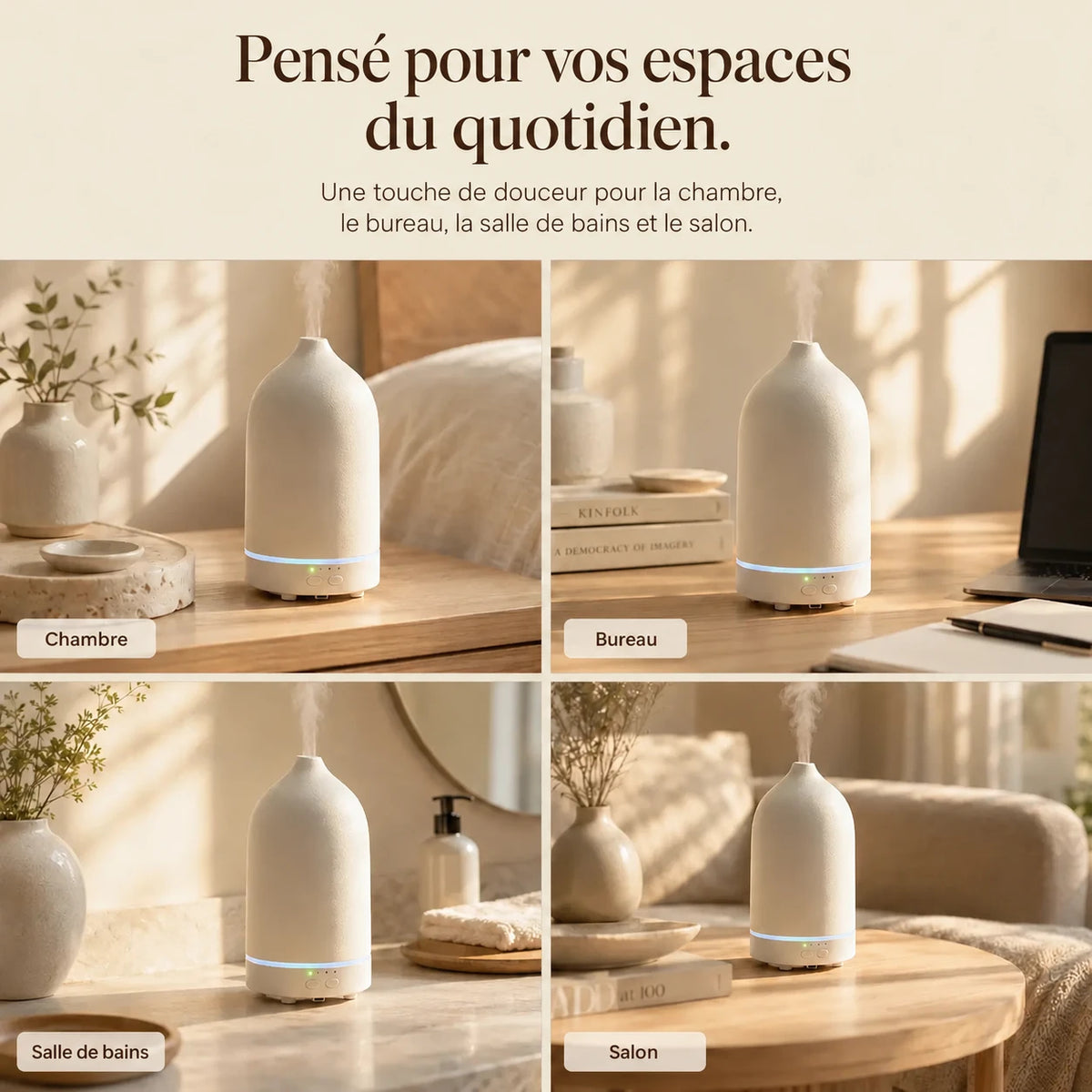 Diffuseur ultrasonique en céramique Stone — Meeyna