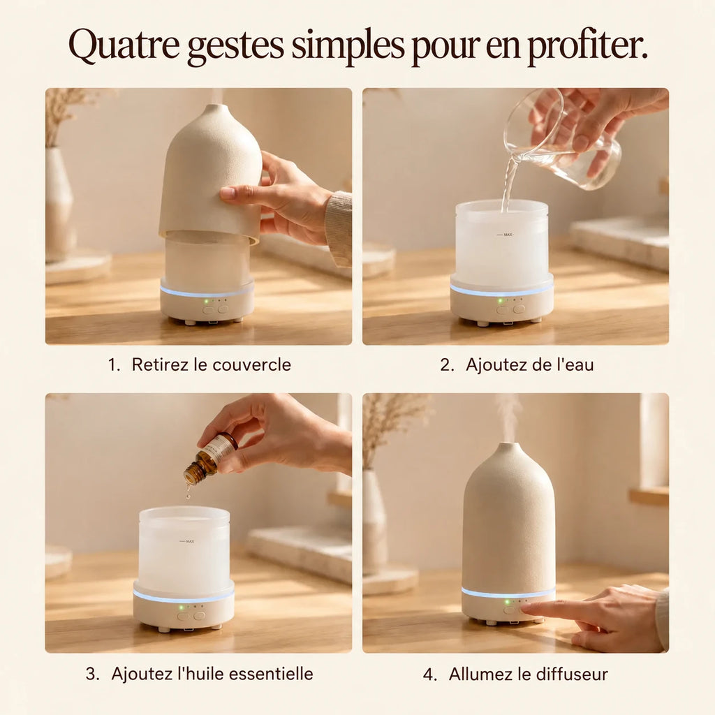 Diffuseur ultrasonique en céramique Stone — Meeyna