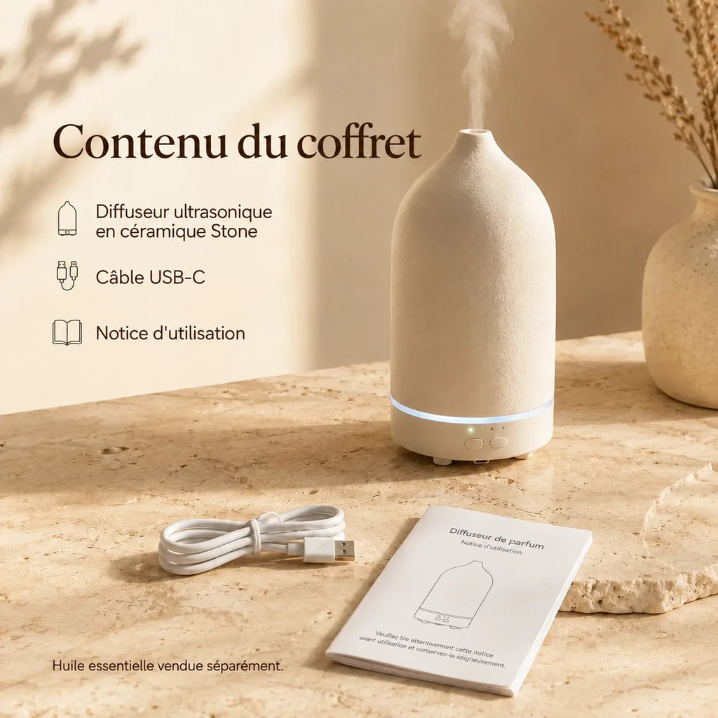 Diffuseur ultrasonique en céramique Stone — Meeyna